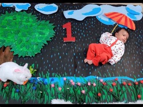 Baby photoshoot ideas at home | Monsoon Theme Baby Photography | you will love this!! - YouTube ...