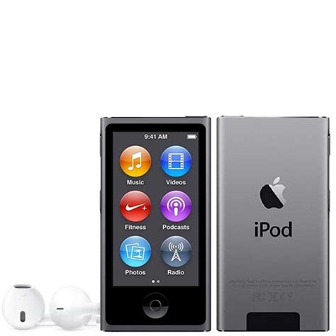 8th Generation 16GB Apple iPod Nano Space Gray + 1 Year CPS Warranty ...