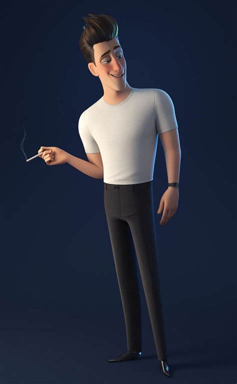 2-3d-cartoon-man-by-rayzaalvarez | Daily Inspiration | Cartoon character design, Cartoon man ...