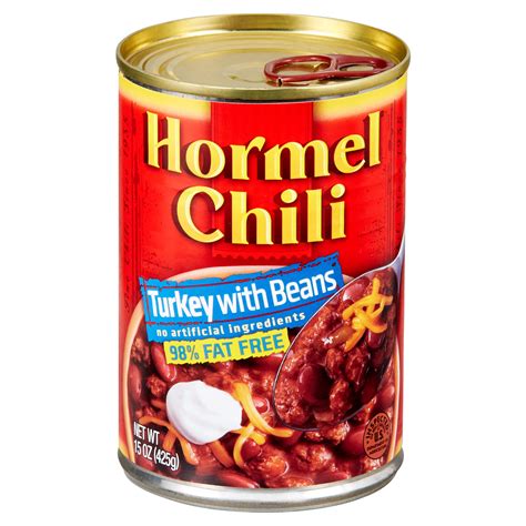 Hormel Chili Turkey with Beans, 15 Ounce - Walmart.com