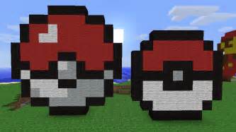 8-bit Pokeball in Minecraft by joeblo13 on DeviantArt