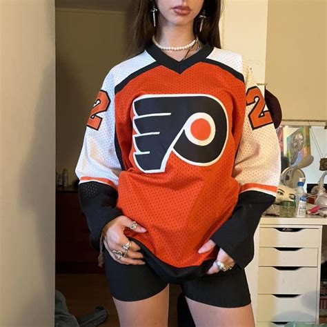 Vintage Hockey Jersey Philadelphia flyers authentic... - Depop