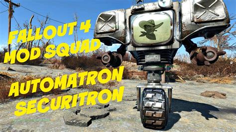 Fallout 4 Mod Squad: Automatron Securitron Mod - YouTube