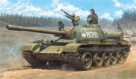 Рисунок T-55 Russian Medium Tank на рабочий стол | Бронетехника War Wallpapers