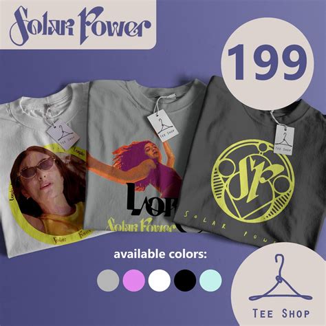 Lorde Solar Power Shirt Collection | Shopee Philippines