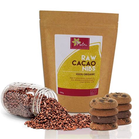 Raw Cacao Nibs | Raw cacao nibs, Dark chocolate ingredients, Protein smoothie