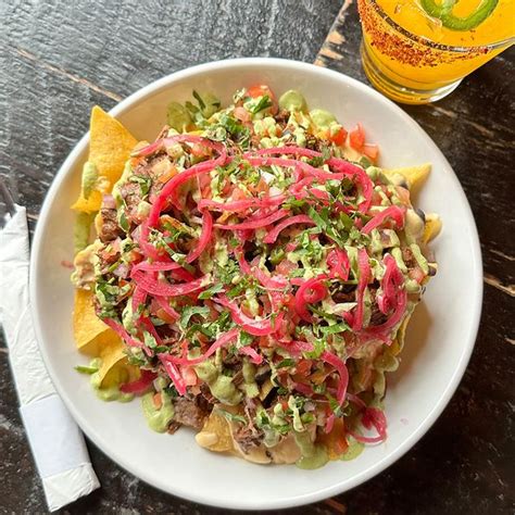 “Queso”-birria Nachos at Red Star Taco Bar in Seattle, WA - Every day ...