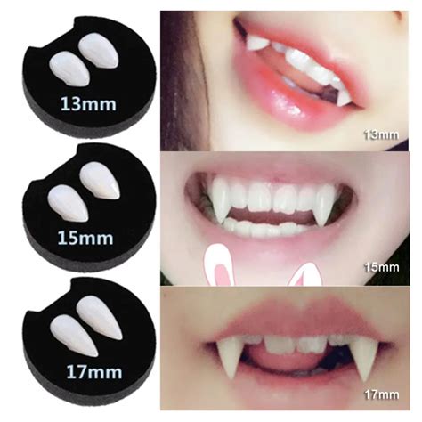 Aliexpress.com : Buy 1 Pair Vampire Cosplay Fangs Teeth 13 17mm Halloween Werewolf Fancy Dress ...