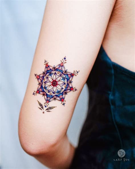 Bohemian Tattoo Moon Tattoo Blue Tattoos Star Tattoo Galaxy - Etsy