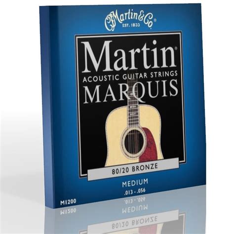 Martin Acoustic Strings Marquis Medium M1200 | Martin acoustic guitar ...