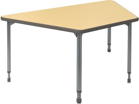 A&D Adjustable Trapezoid Activity Table 60x30”, Classroom Tables