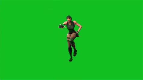 FREE FORTNITE DEFAULT DANCE GREENSCREEN - YouTube