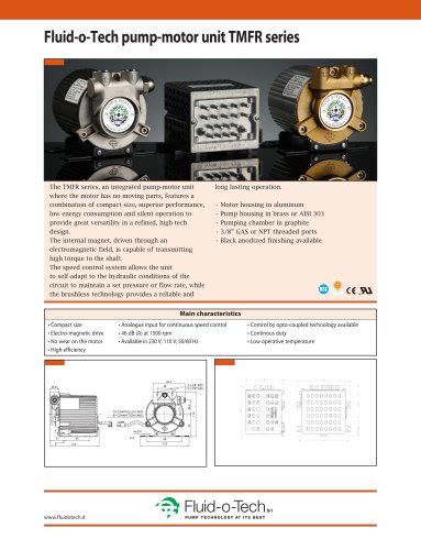 Fluid-o-Tech pump-motor unit TMFR seriesØ - Fluid-o-Tech s.r.l. - PDF Catalogs | Technical ...