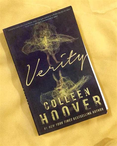 VERITY BY COLLEEN HOOVER. | Colleen hoover, Hoover, Bestselling author