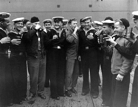 US and Russian Sailors Celebrate Victory Over Japan, Alaska, August 1945 - Konflictcam