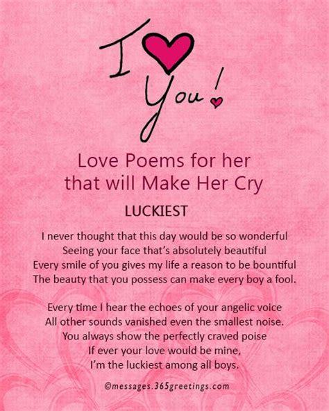 Love Poems for Her to Melt her Heart - 365greetings.com | Love poem for ...