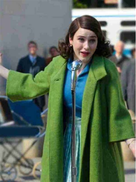 The Marvelous Mrs Maisel Miriam Maisel Green Coat