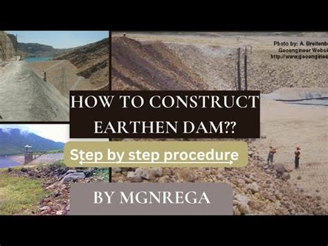 How to construct an Earthen dam | Earthen dam - YouTube