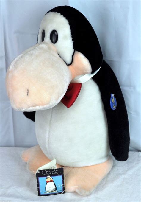 Vtg Opus Penguin Bloom County Stuffed Animal Plush Big 17in Tall Dakin Tag 1984 | Plush, Animals ...