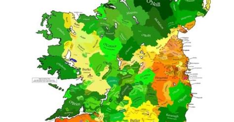 Clan Map of Ireland – Brilliant Maps