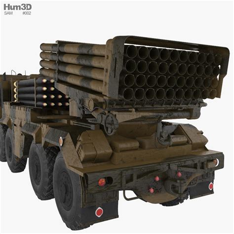 RM-70 multiple rocket launcher 3D model - Military on Hum3D