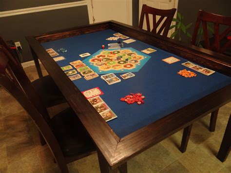 My friend and I built a gaming table! : DIY | Table games, Table, Basement game room ideas