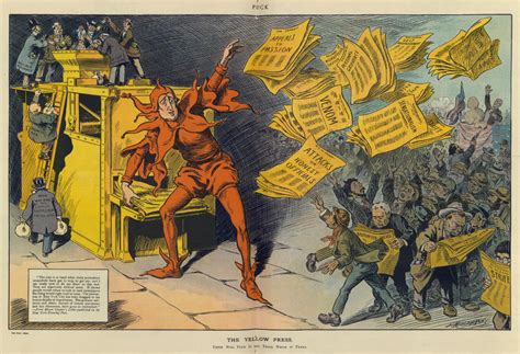 Cartoons: The era of Yellow Journalism, the fake news of the 19th century