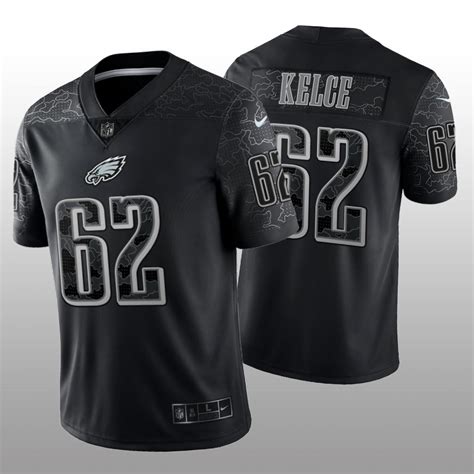 Philadelphia Eagles Jason Kelce Black Jersey Vapor F.U.S.E. Limited ...