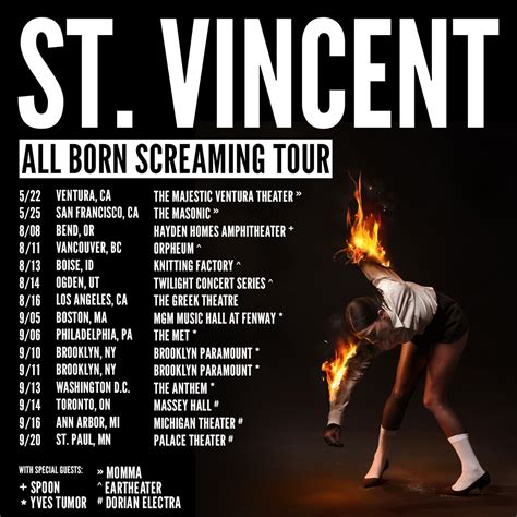 St Vincent Tour 2024 Dates - Devin Marilee