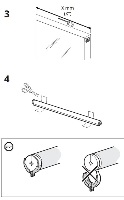 IKEA 703.969.17 FRIDANS Roller Blind Blocking the Light Installation Guide