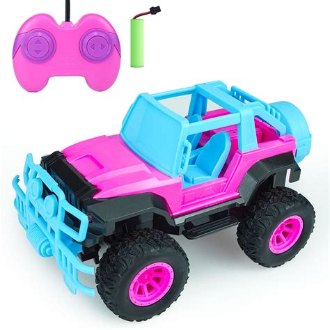 Hymaz Remote Control Car - Pink Rc Car Toy for Girls, 1:20 Scale Big ...