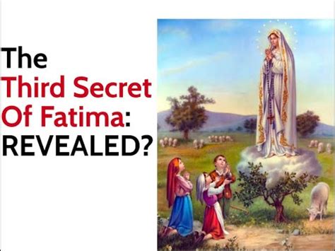 The Third Secret of Fatima: Revealed? – RETURN TO TRADITION