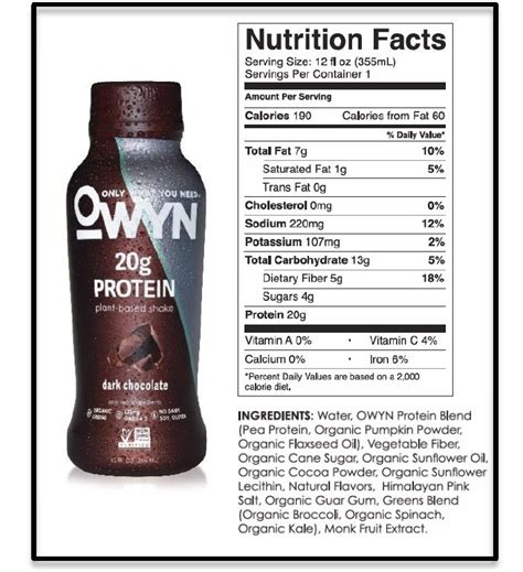 Plant Based Protein Shakes OWYN, 48% OFF