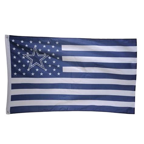 American USA Dallas Cowboys USA Team Flag With Stars and Stripes Banner For Outdoor Sport ...