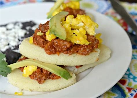 Arepas with Chorizo, Egg, and Avocado - My Latina Table