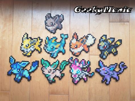 Pokémon Eevee Evolution Game Sprite Perler Beads | Etsy