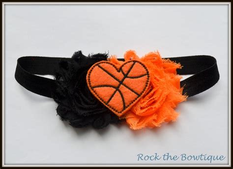 Basketball Headband Orange Bball Headband Sports Headband