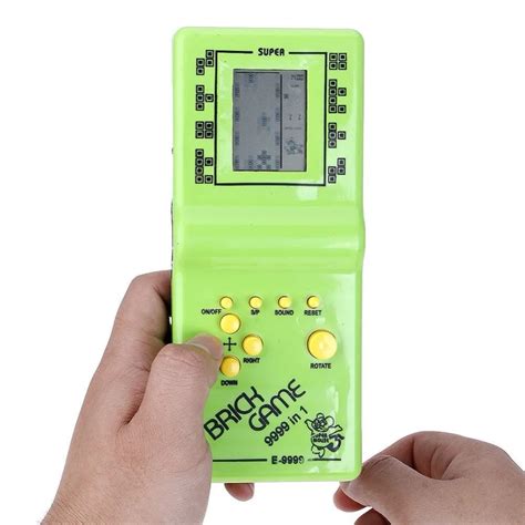 Classic Tetris Hand Held LCD Electronic Game Toys Fun Brick Game Riddle ...