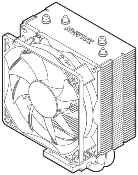 ZALMAN CNPS4X CPU Cooler, RGB LED Fans User Manual