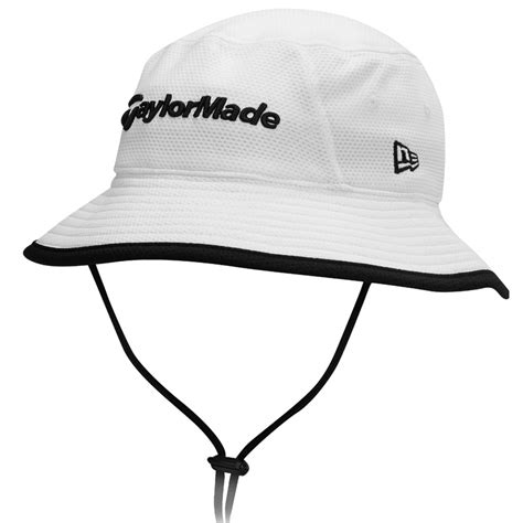2016 TaylorMade Travel Bucket Hat - White at InTheHoleGolf.com