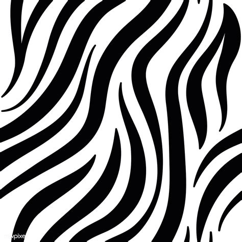 Black and white zebra print pattern vector | free image by rawpixel.com ...