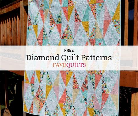 20 Diamond Quilt Patterns | FaveQuilts.com