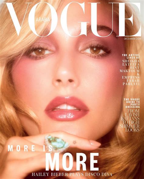 Hailey Rhode Bieber - Vogue Arabia December 2018 • CelebMafia