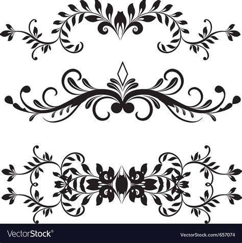 Floral design elements Royalty Free Vector Image