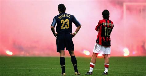 Iconic Milan derby photo was taken after goalkeeper was burned by flare ...