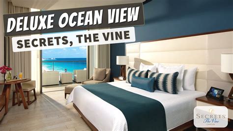 Deluxe Ocean View (King Bed) | Secrets The Vine Cancun Resort | Full Walkthrough Room Tour | 4K ...