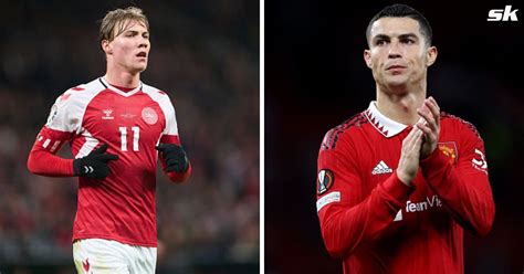 Who is Rasmus Hojlund? Meet Manchester United supporting Danish striker who idolizes Cristiano ...