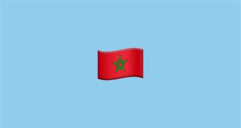 🇲🇦 Flag: Morocco Emoji on Apple iOS 12.1