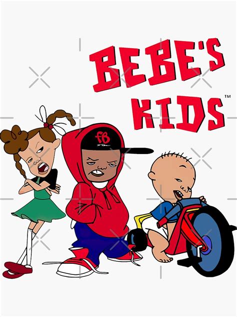 "Bebes Kids Characters" Sticker for Sale by RaynaGellner | Redbubble