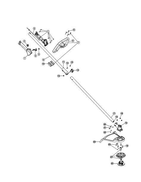 Craftsman weed wacker parts diagram